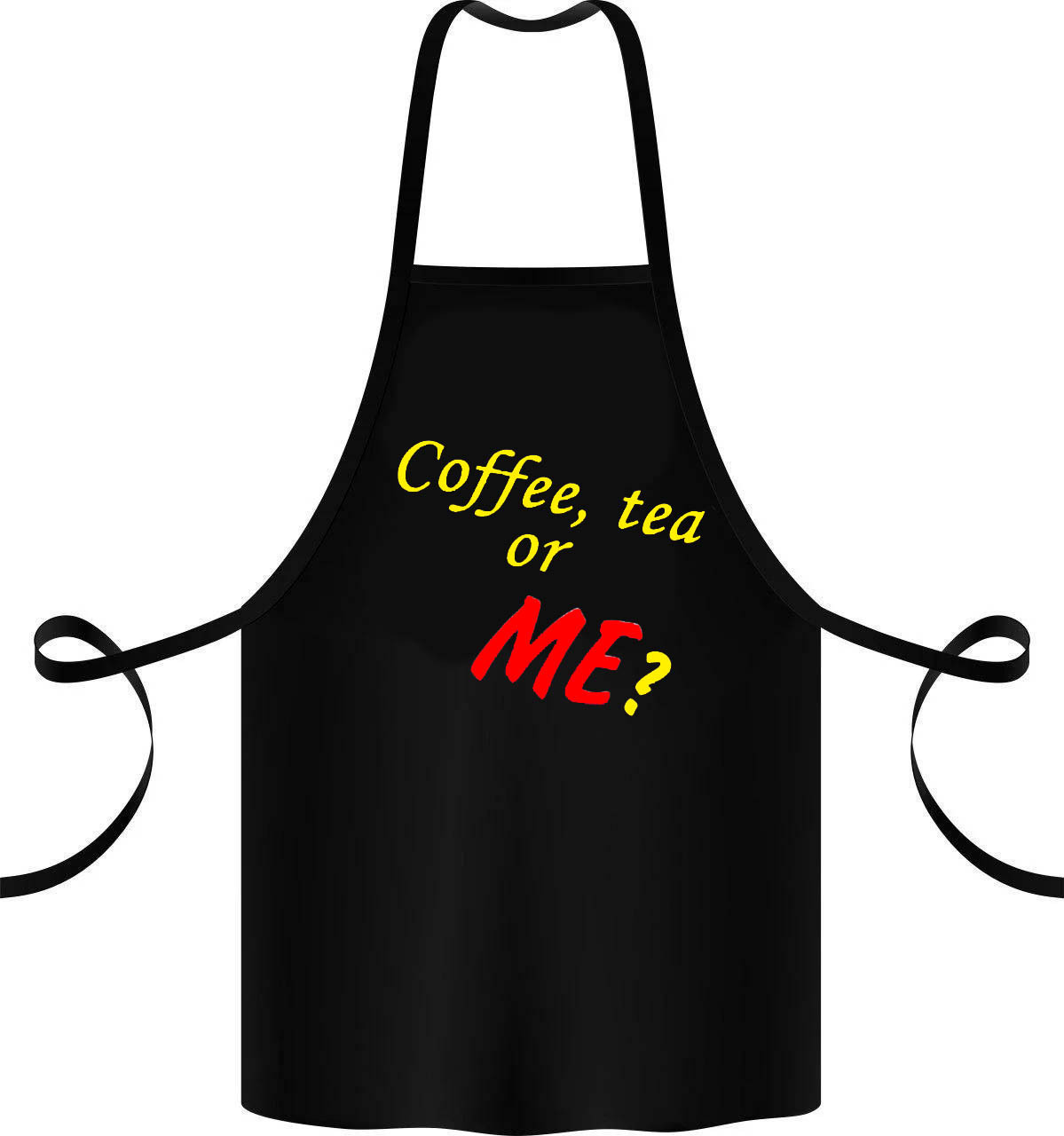 

Фартук с принтом "Coffe, tea or Me"