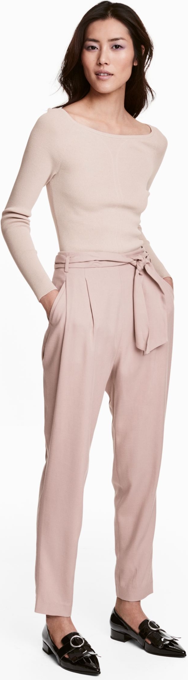 

Брюки H&M KK4840595 44 Светло-сиреневые