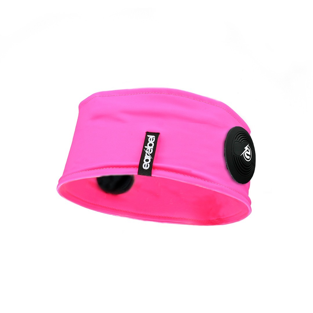 

Пов'язка на голову с навушниками EAREBEL, PERFORMANCE LIGHT неоновий рожевий S/M