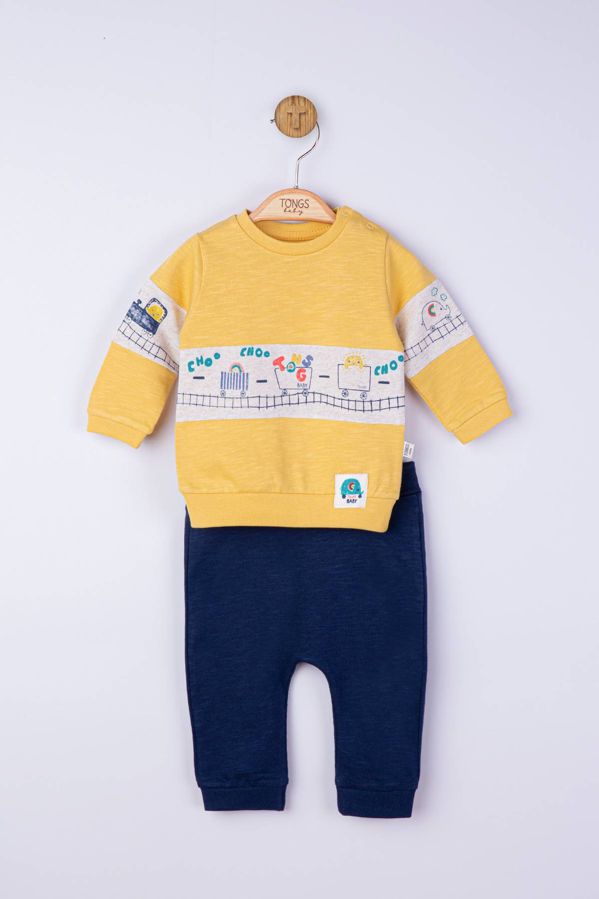 

Свитшот + Брюки Tongs Темно-желтый 80 см 4072 (542017)