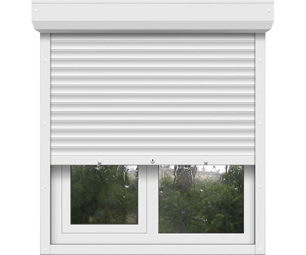 

Автоматические защитные рольставни Alutech Trend алюминий 2300х2800 мм белые