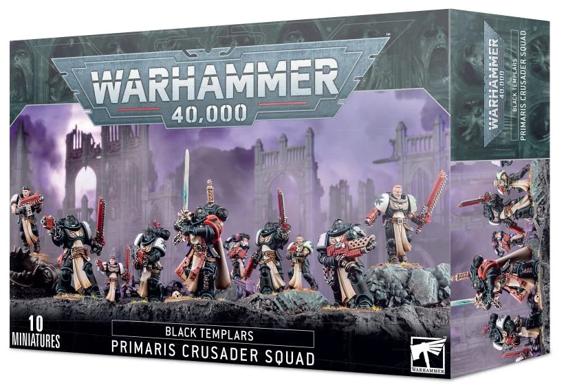 

Настольная игра Games Workshop Black Templars: Primaris Crusader Squad Warhammer 40000 (99120101351)
