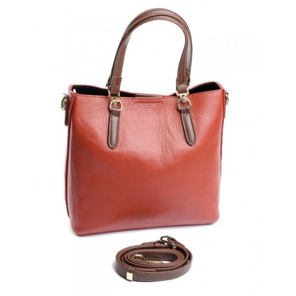 

Сумка женская кожаная небольшая M-bag 8198 Red