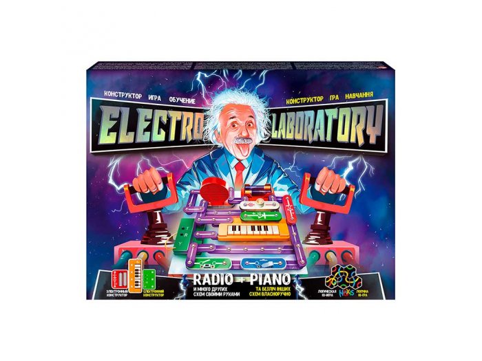 

Электронный конструктор Electro Laboratory. Radio+Piano, Danko Toys