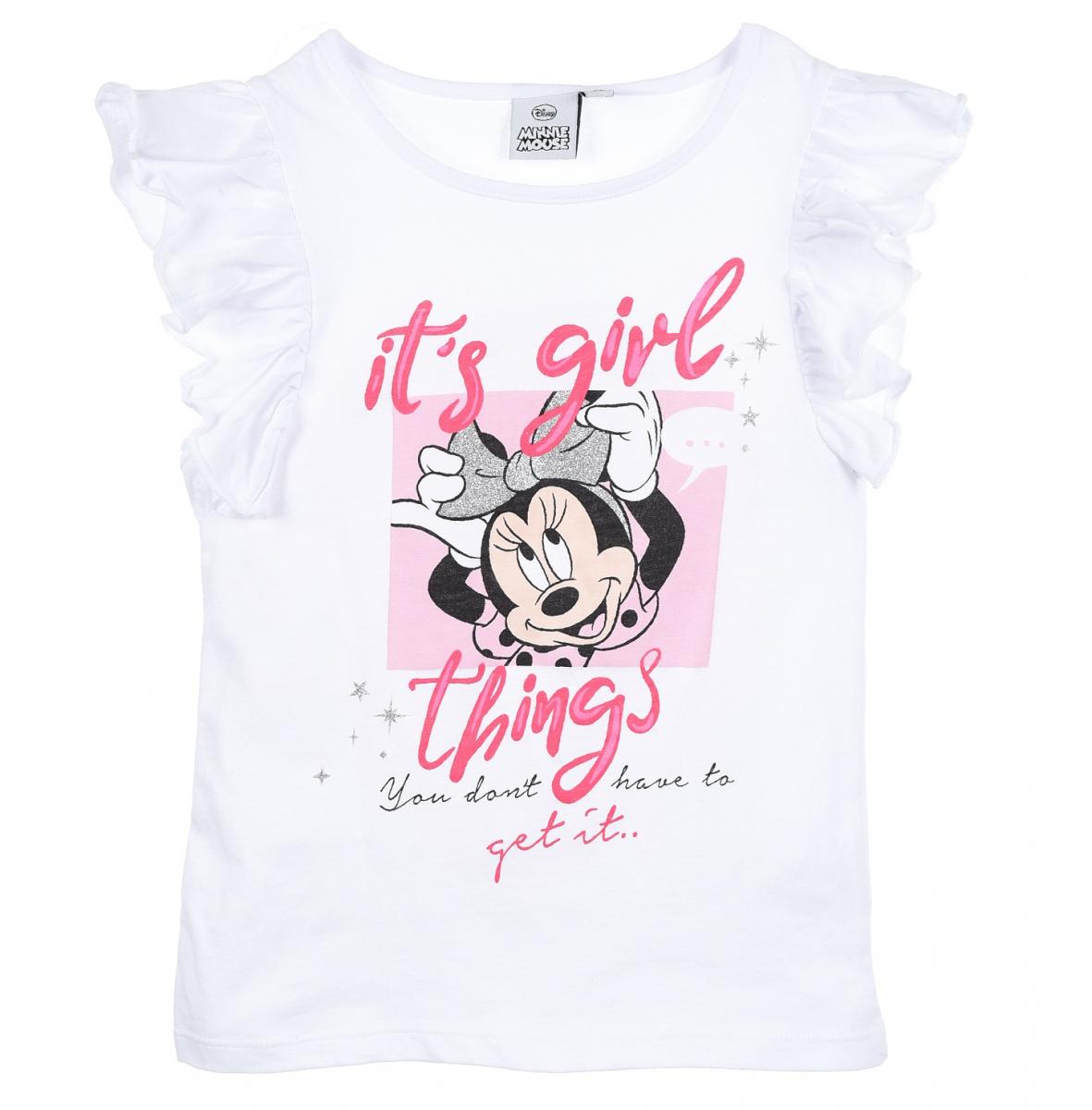 

Футболка Disney Minnie Mouse (Минни Маус) 116 см Белый UE10341
