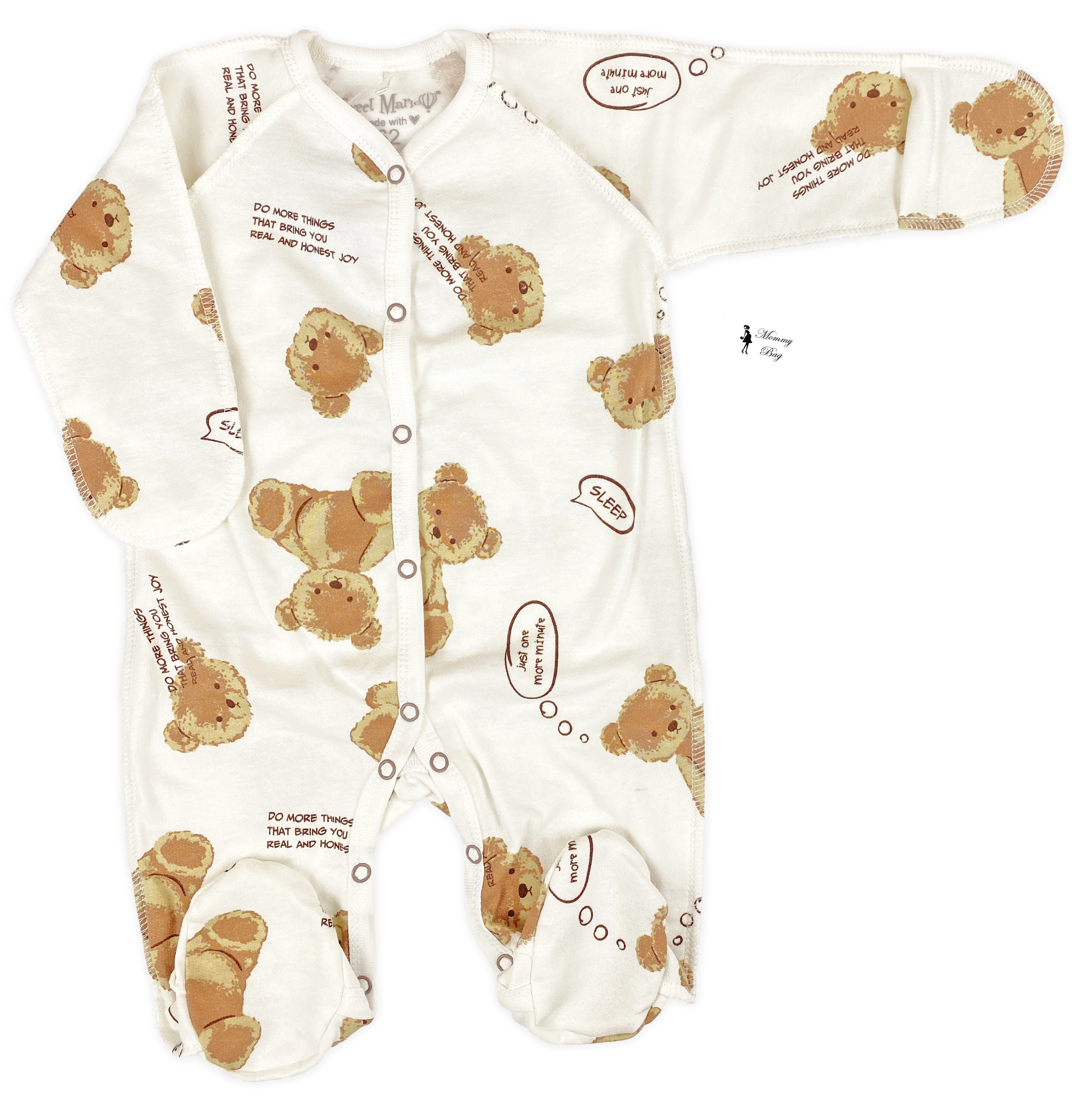 

Человечек RoyalBaby Мишка Тедди р.74, 9-12 мес