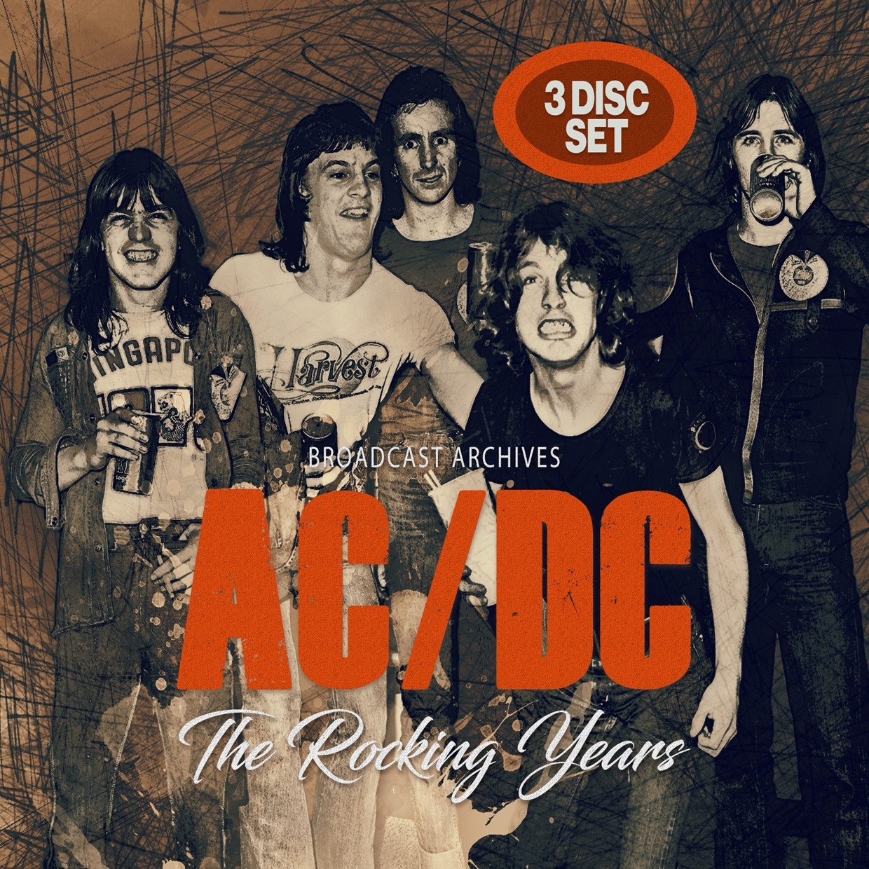 

Компакт диски Laser Media AC/DC The Rockin Years Broadcasts Archives 3CD 6120171124207