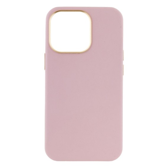 

Чехол Leather Case Gold Buttons для Apple iPhone 13 Pro (Розовый)