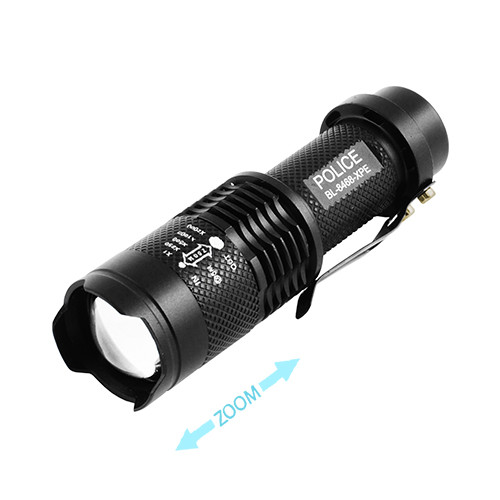 

Фонарь ручной Police 8468-XPE ЗУ 220V 1x14500/1xAA zoom влагостойкий (L- 1490)
