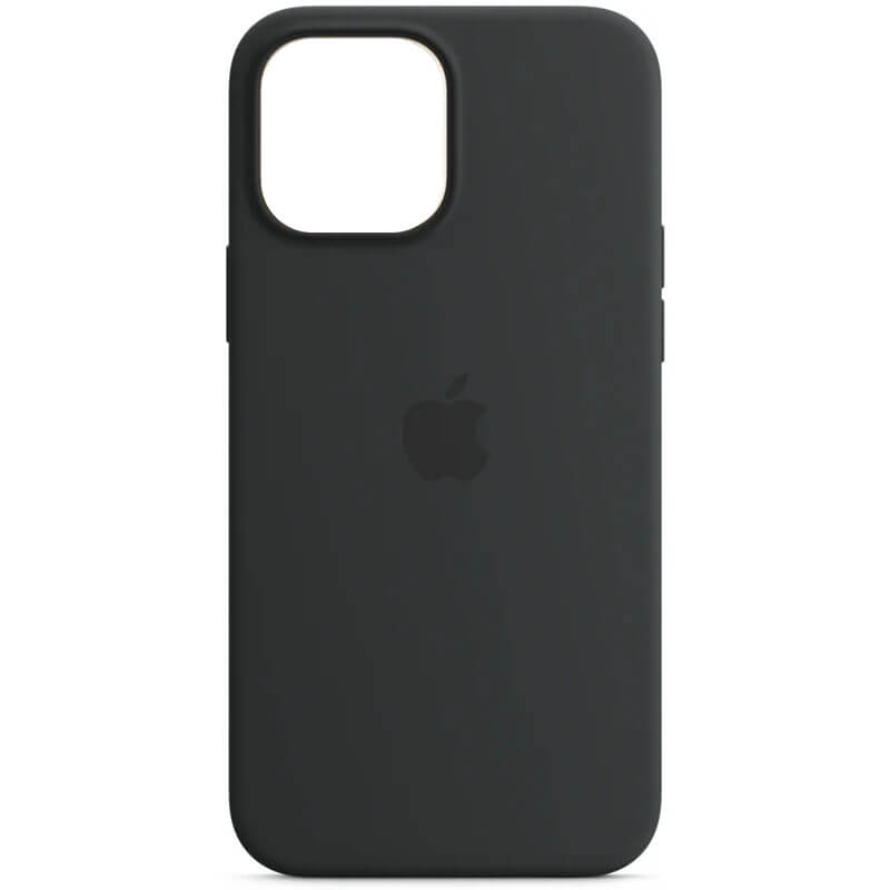 

Чехол Silicone case (AAA) full with Magsafe для Apple iPhone 13 Pro (6.1") Черный / Midnight Без бренда