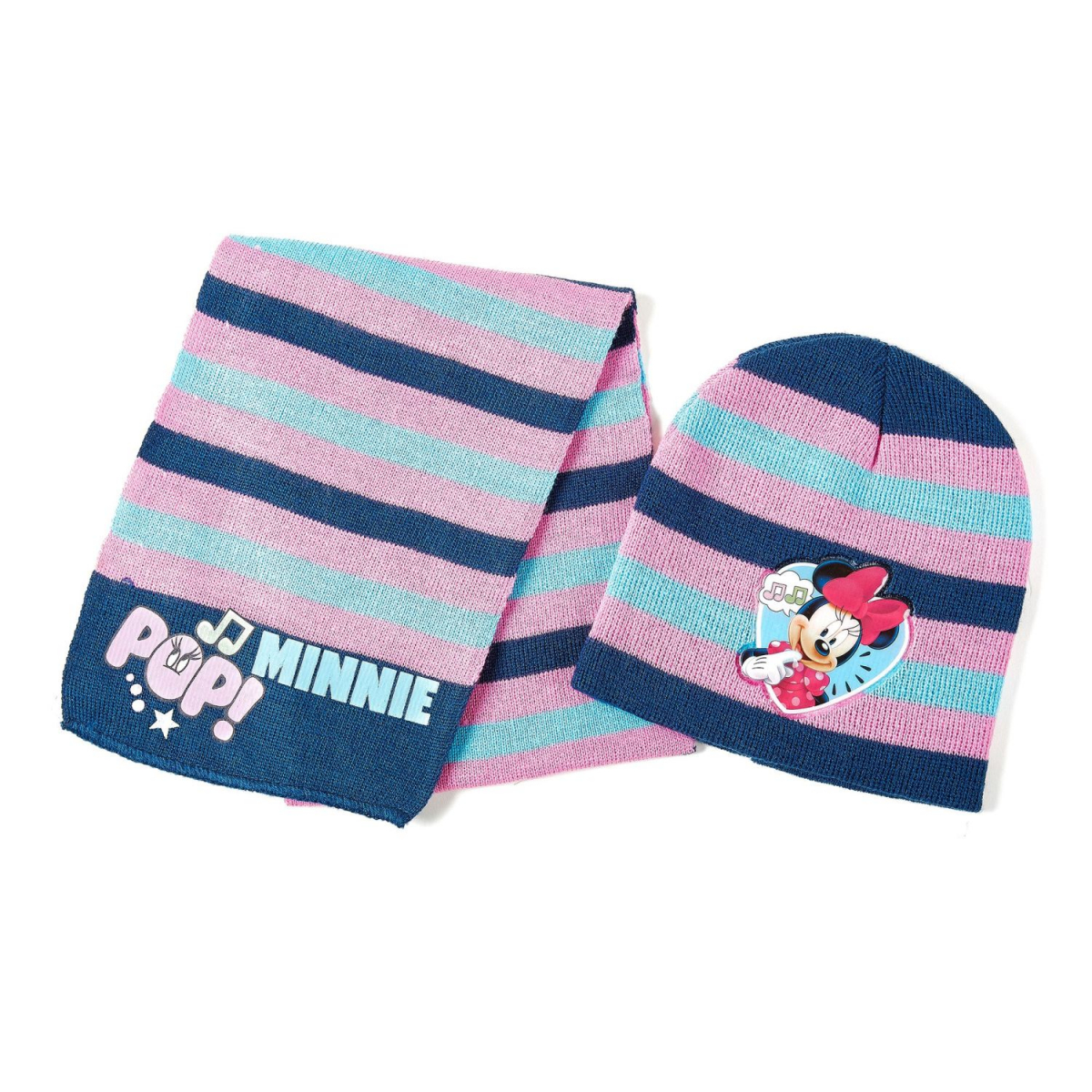 

Комплект: шапка и шарф Disney Minnie Mouse 48 см мультиколор (WD9757_lilac-48)