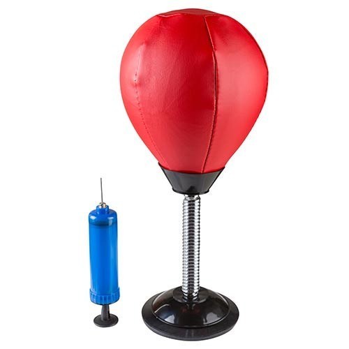 

Надувная боксерская груша для снятия стресса настольная антистресс Punching Bag с насосом в комплекте АН8704 Без бренда