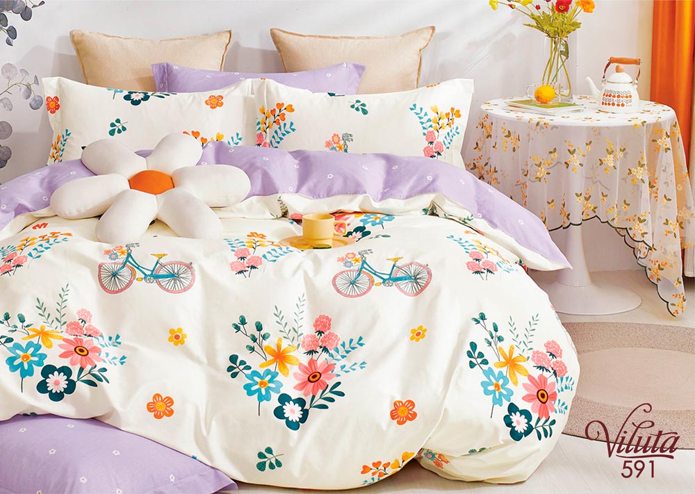 

Постільний комплект Viluta 591 сатин твіл підлітковий