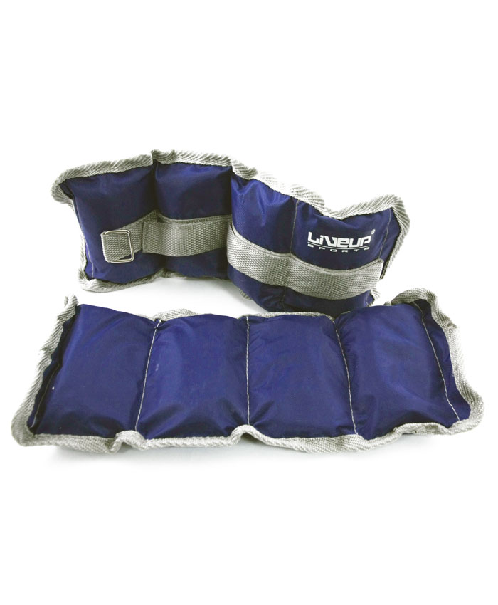 

Обважнювач для рук/ніг LiveUp wrist/ankle weight 2х1 кг синій