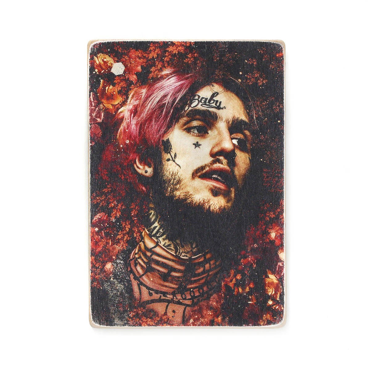 

Деревянный постер Wood Posters "Lil Peep. Лил Пип. Портрет" (A2 формат, фанера)