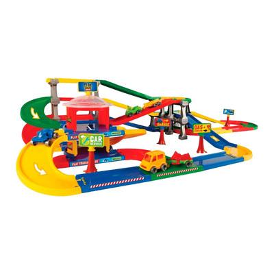 

Игровой набор Трек Гараж Wader 53080
