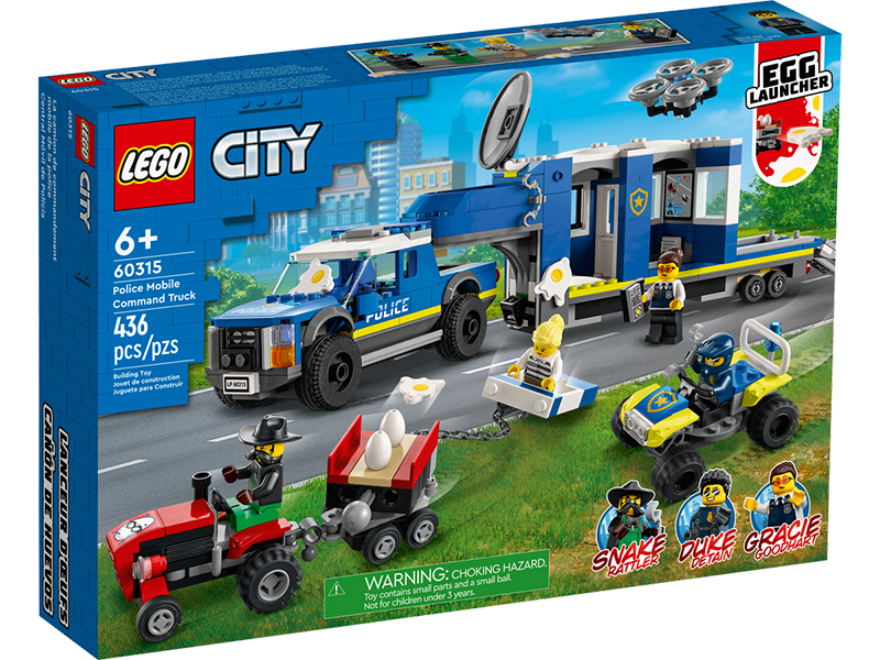 

Конструктор Lego City Полицейский мобильный командный трейлер (60315)