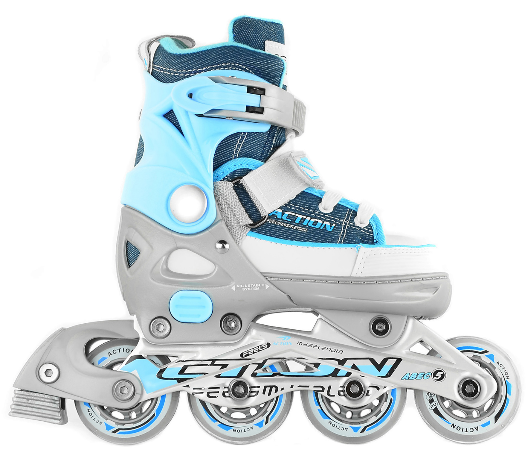 

Роликовые коньки раздвижные Action Kire Blue размер 29-32 (PW-126B-13-2BLUE/29-32)