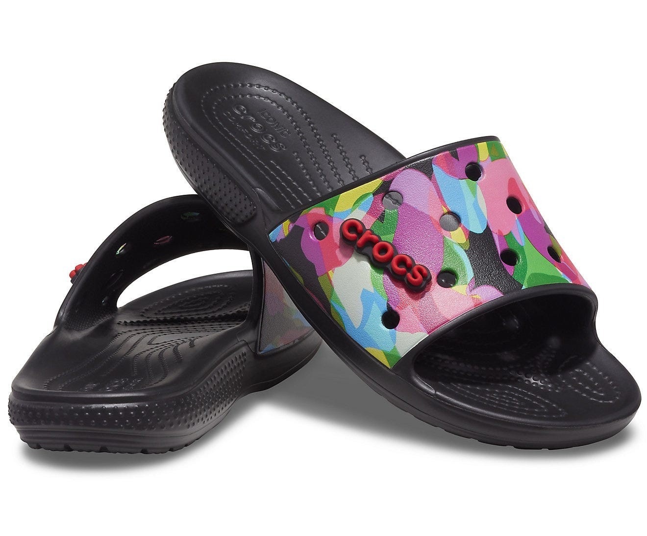 

Шлепки Crocs Classic Bubble Block, W8, черные, 38-39