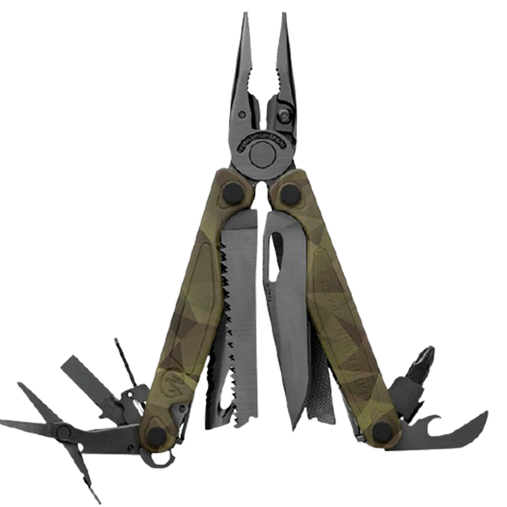 

Мультитул Leatherman CHARGE PLUS CAMO FOREST + синтетический чехол (832710) [60715]