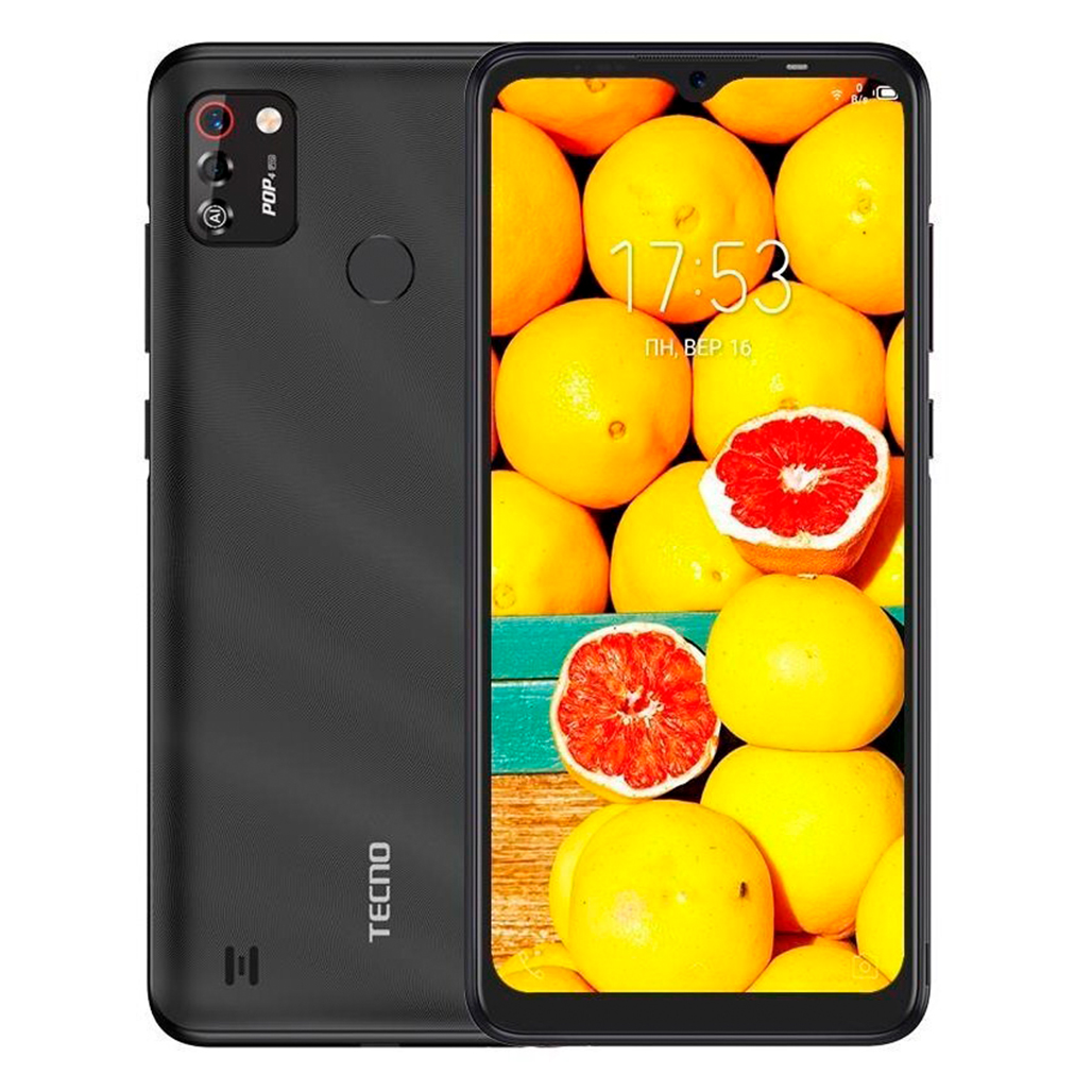 

Смартфон Tecno POP 4 Pro BC3 1/16GB (Pearl Black) UA-UCRF [64673]