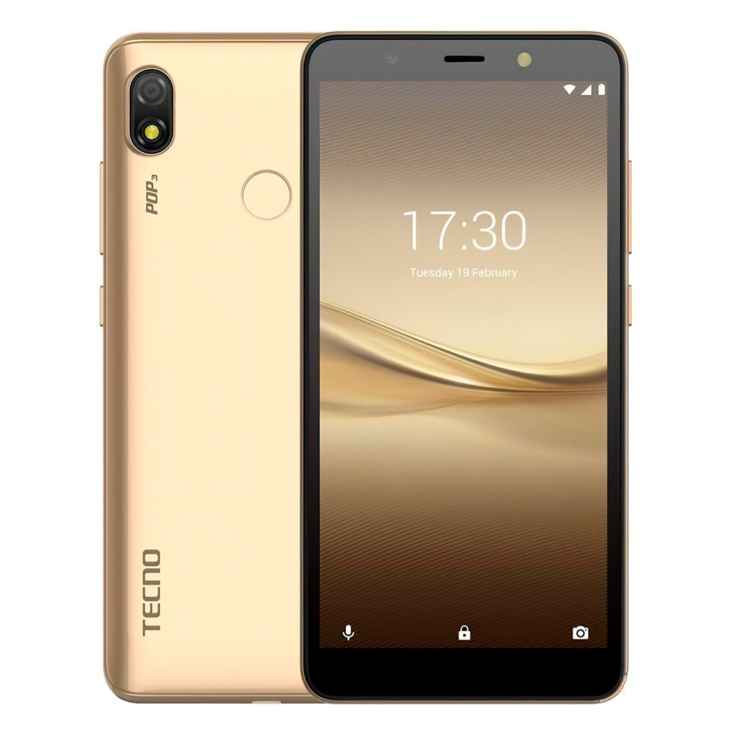 

Смартфон Tecno POP 3 BB2 1/16GB DS (Champagne Gold) UA-UCRF [64668]