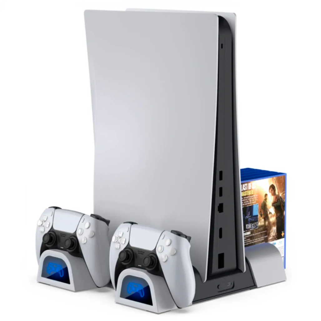 

Зарядная станция с системой охлаждения Dobe Multifunctional Charging Station for Sony PS5 [62865]