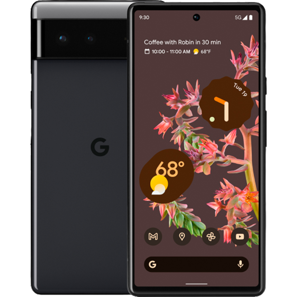 

Смартфон Google Pixel 6 8/128GB (Stormy Black) [62331]