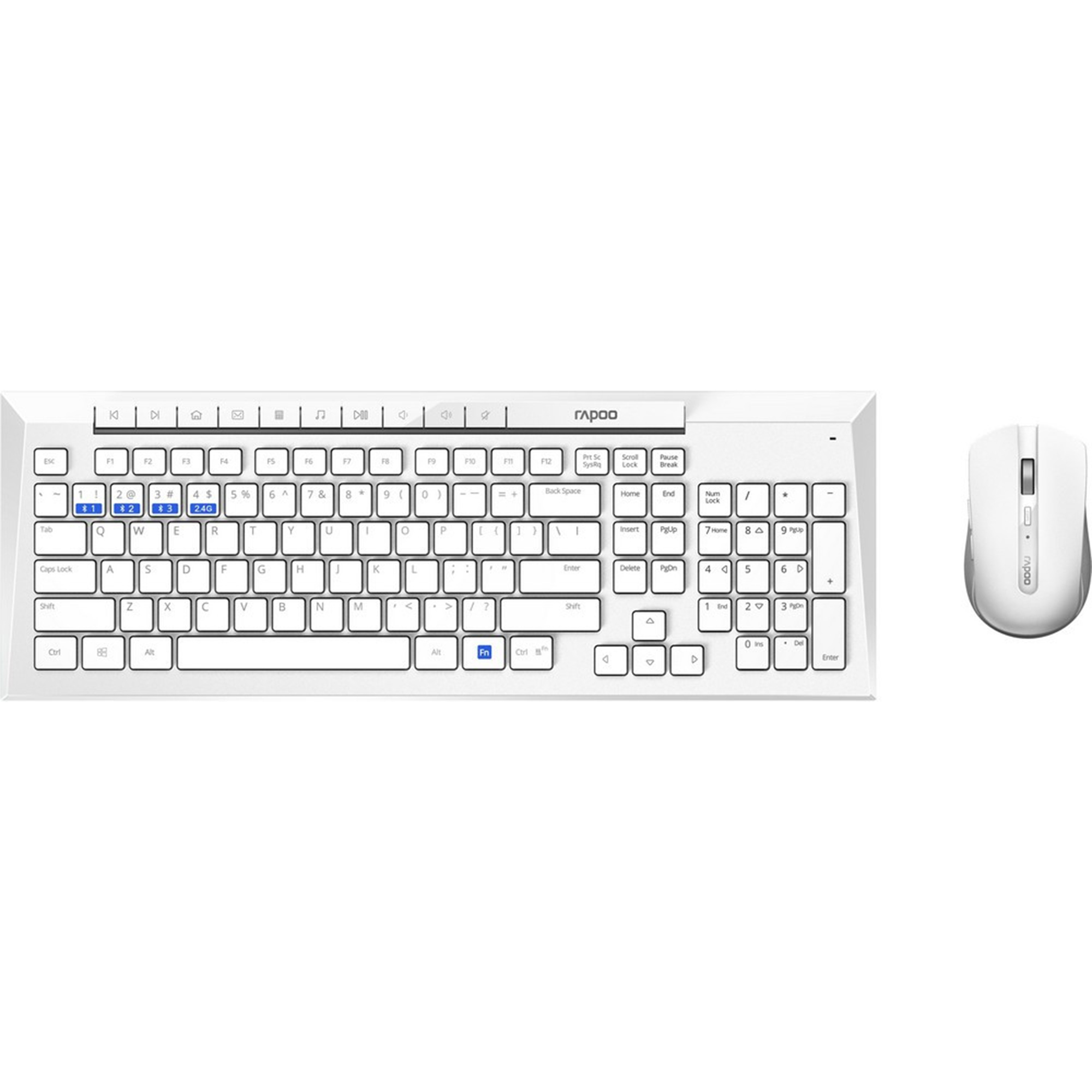 

Комплект (клавиатура + мышь) Rapoo 8200M Wireless (White) [45027]