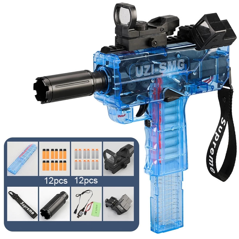 

Электрический пистолет UZI-SMG с мягкими пулями