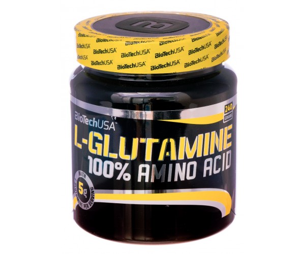 

Аминокислота Biotech 100% L-Glutamine 240 грамм Без вкуса (105401)