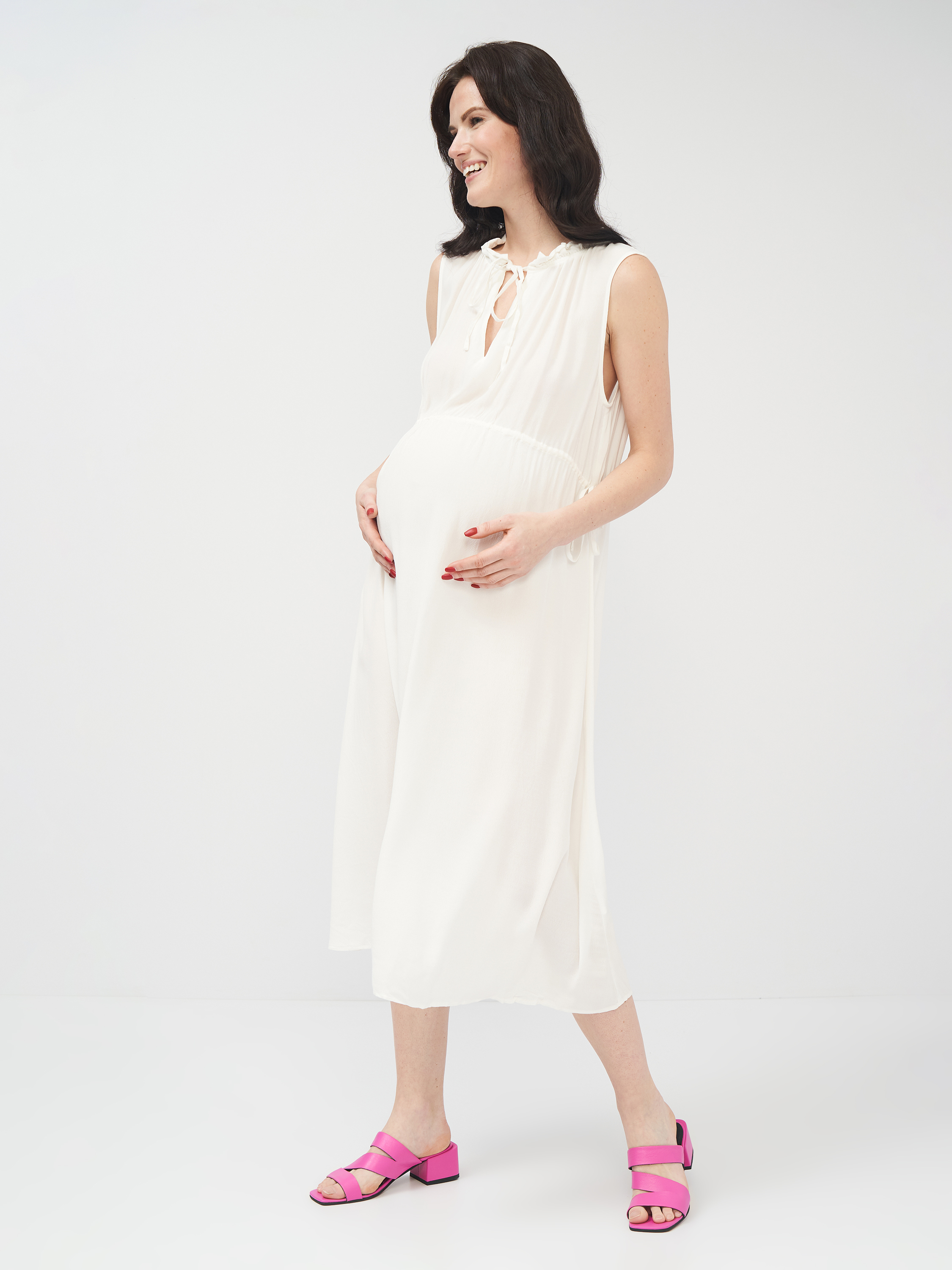 

Платье для беременных H& 1810226abr  Белое, Платье для беременных H&M 1810226abr M Белое