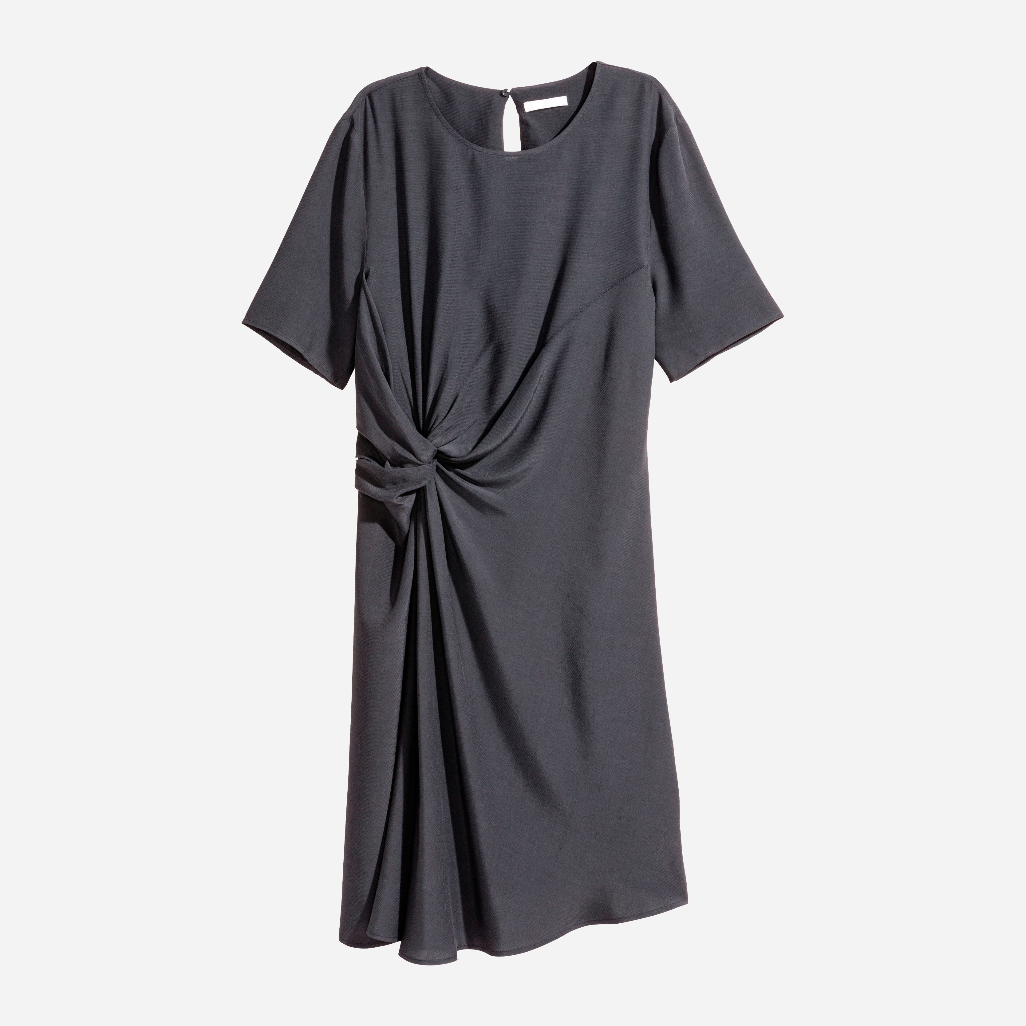 

Платье H&M 0482133-5  Серое, Платье H&M 0482133-5 34 Серое