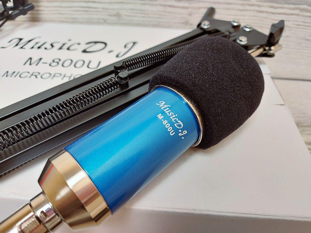 

Микрофон студийный M-800U PRO-MIC, синий