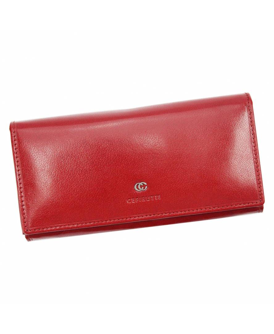 

Кошелек женский Cefirutti 7680144 красный 18.5x10 см