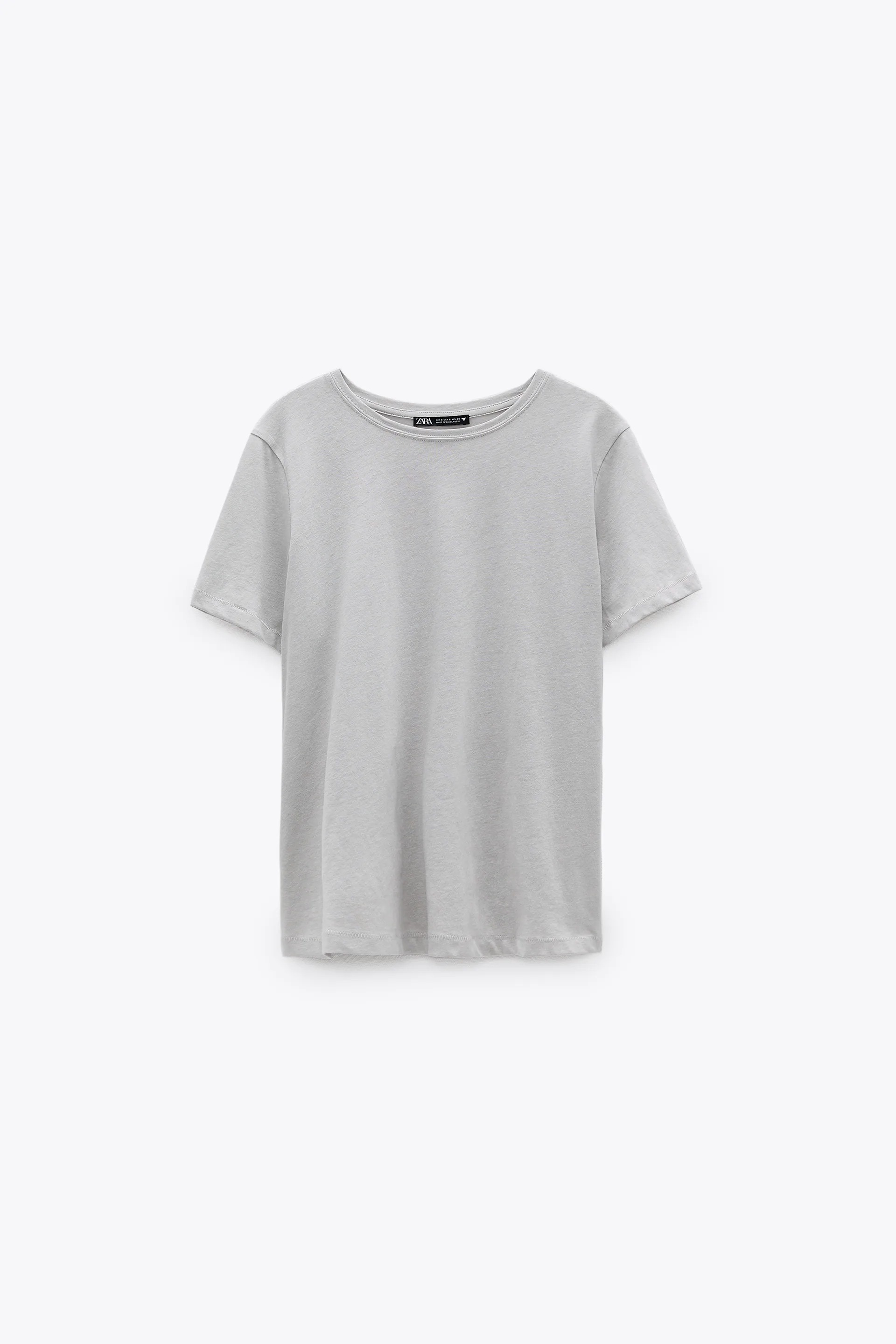 

Футболка Zara  светло серый 0962018802, Футболка Zara S светло серый 0962018802