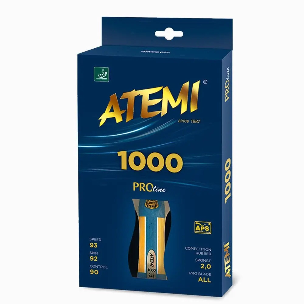 

Ракетка для настольного тенниса Atemi 1000 4740152100505