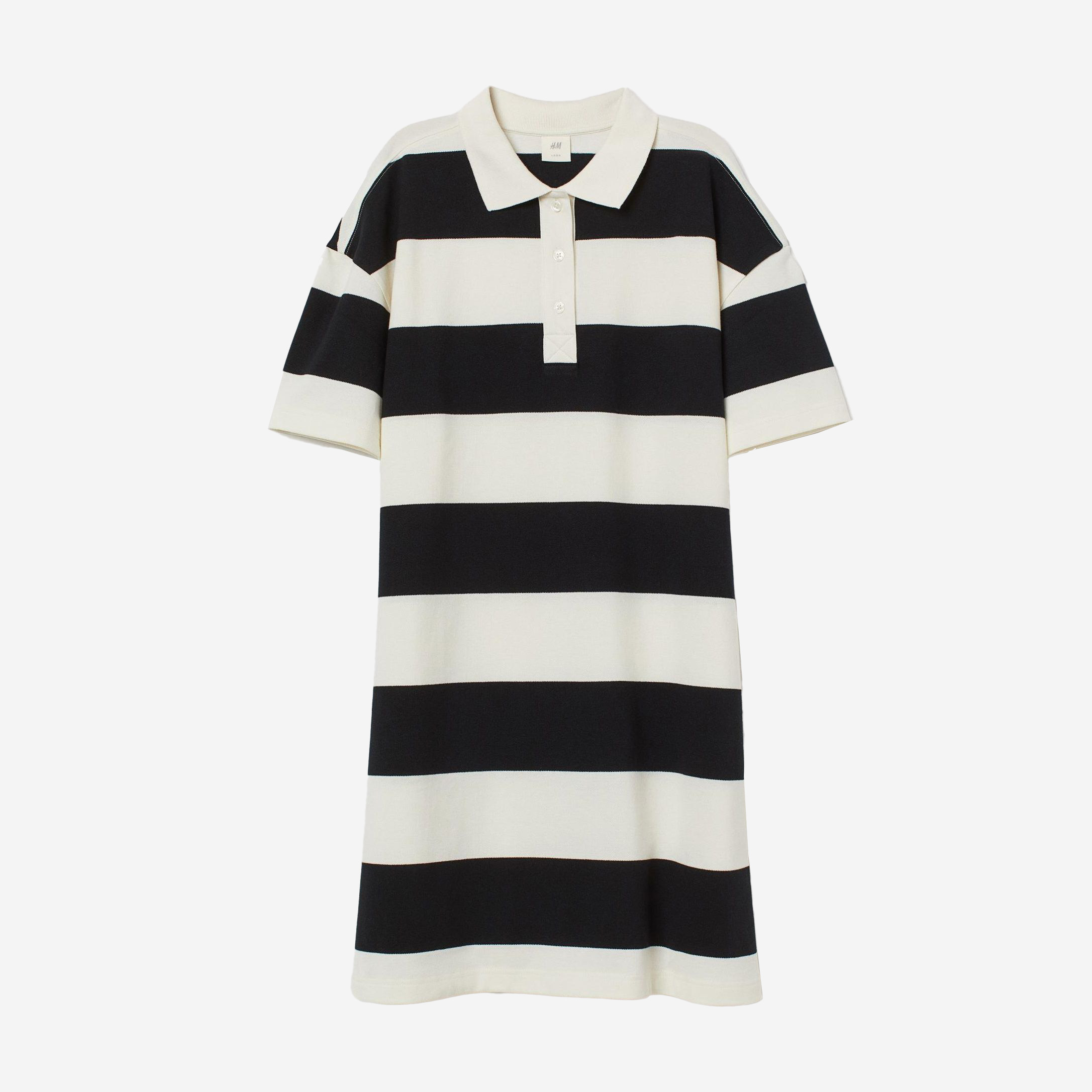 

Платье H&M XAZ245827QWCB  Черное с белым, Платье H&M XAZ245827QWCB 2XL Черное с белым