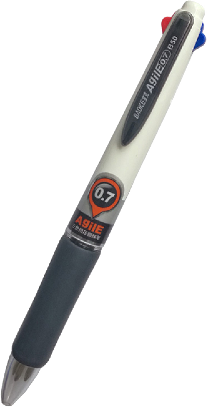 

Упаковка шариковых ручек Baoke Agile 0.7 мм 3-х цветная 12 шт (PEN-BAO-B50-12)
