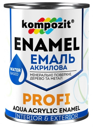 

Эмаль акриловая Kompozit Profi (0.8 л) Зеленая Глянцевая