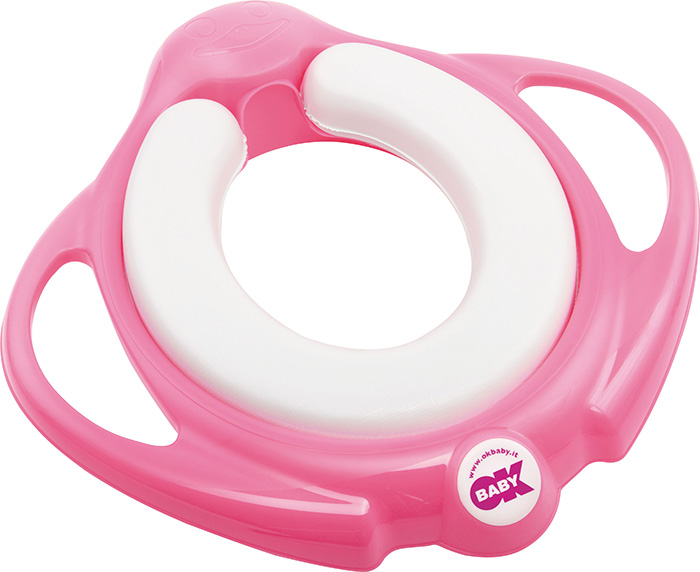 

Детская накладка на унитаз Ok Baby Pinguo Soft Малиновая