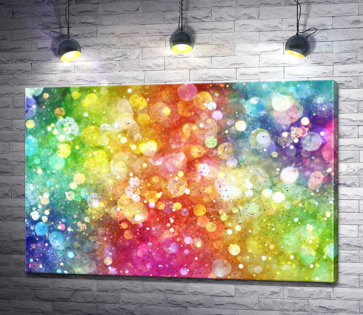 

Картина ArtPoster Блеск радужных оттенков 130x87 см Модуль №1