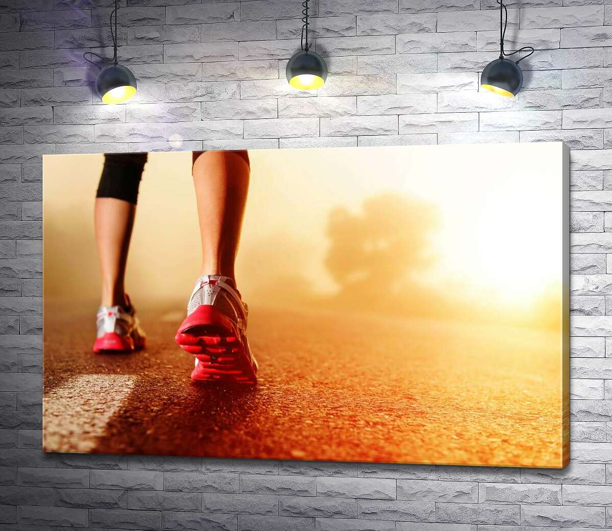 

Картина ArtPoster Девушка готовится к забегу 100x64 см Модуль №1