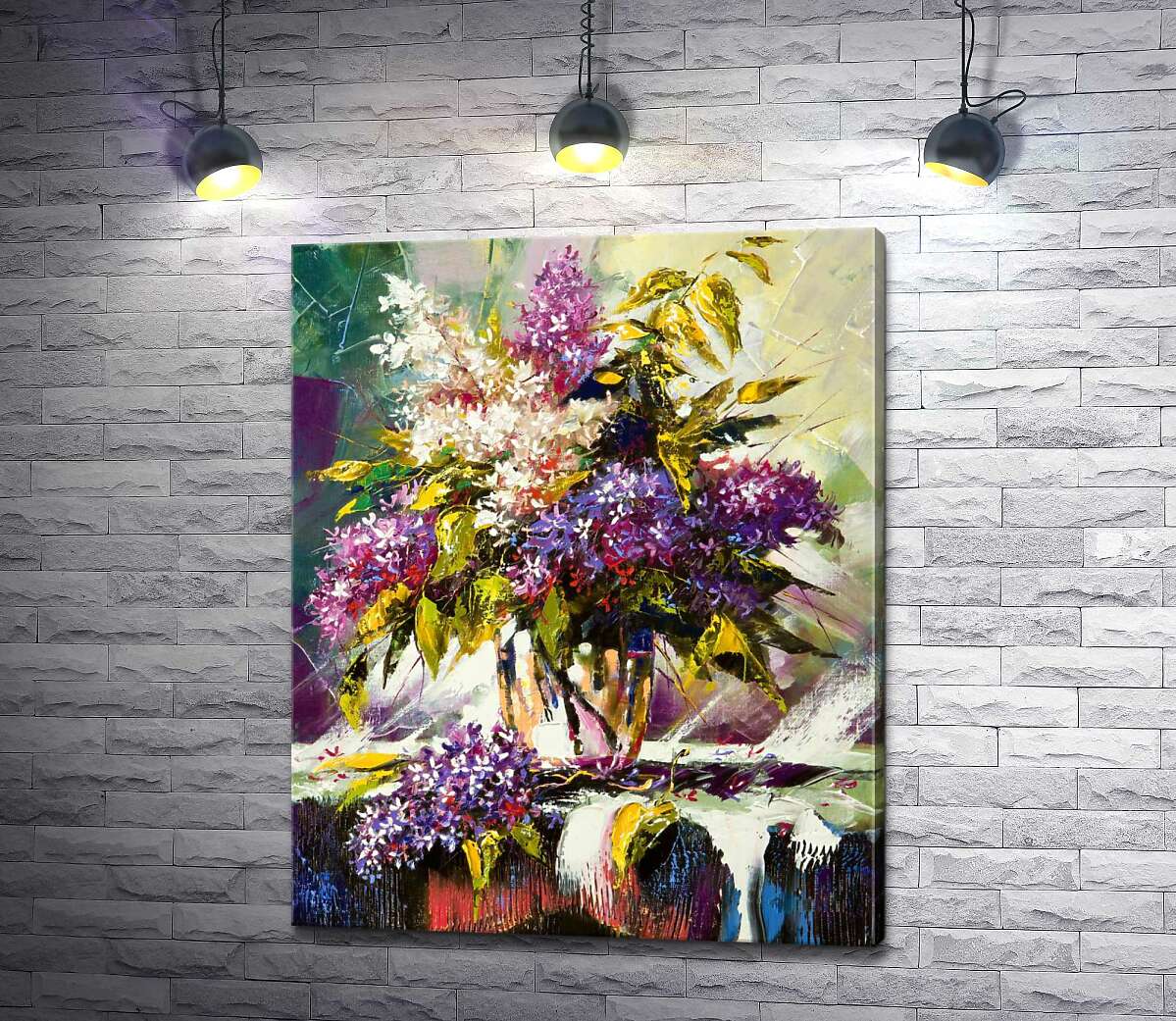 

Картина ArtPoster Контрастные оттенки в букете сирени 100x125 см Модуль №1
