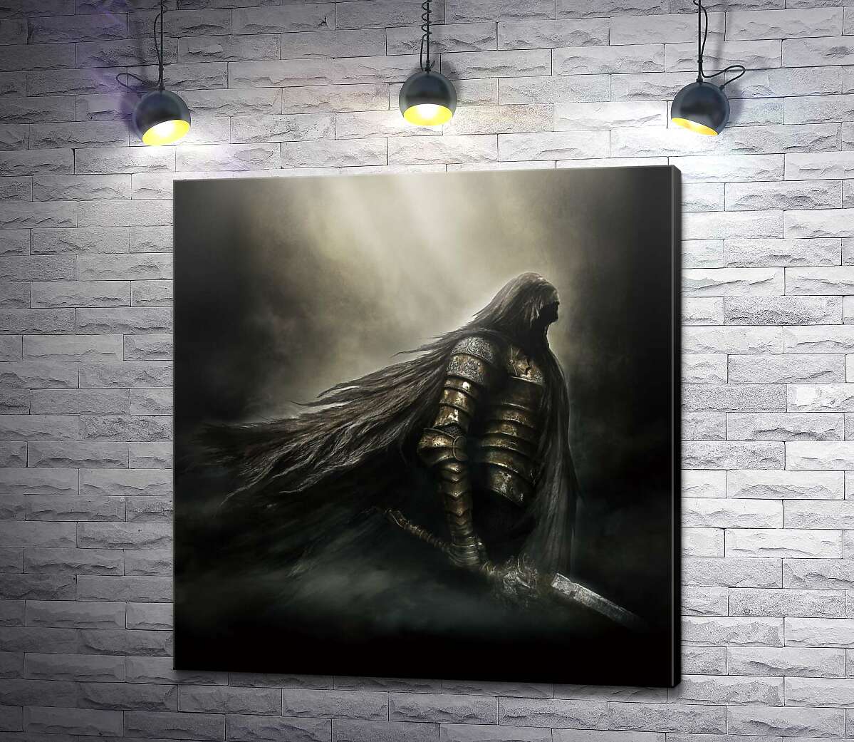 

Картина ArtPoster Воин из видеоигры "Dark Souls" 100x106 см Модуль №1
