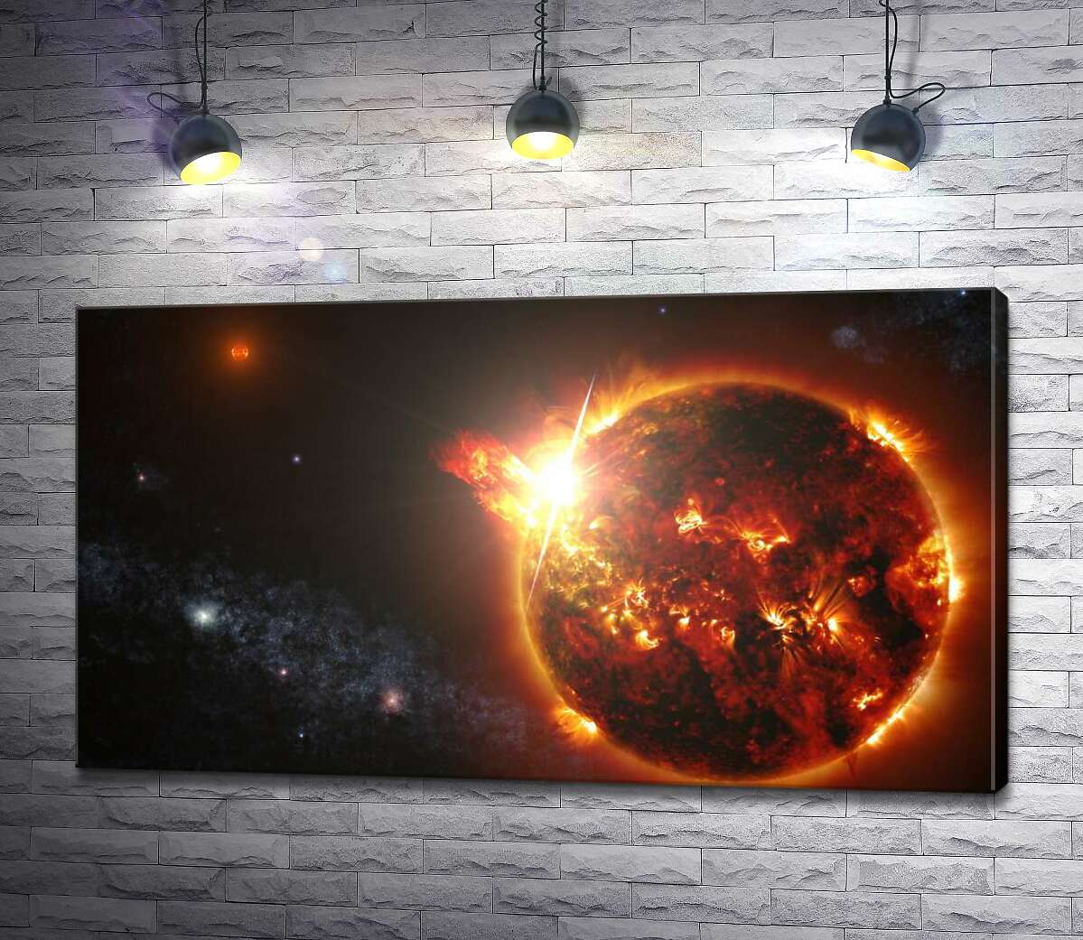 

Картина ArtPoster Горячая красота Солнечных вспышек 130x73 см Модуль №1