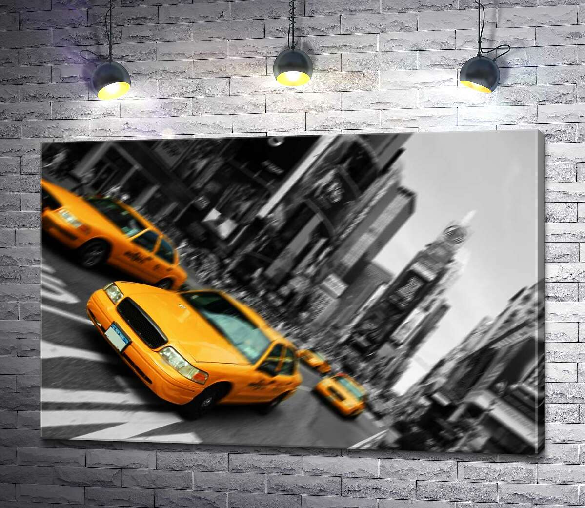 

Картина ArtPoster Желтые такси заполнили улицы Нью-Йорка 100x66 см Модуль №1