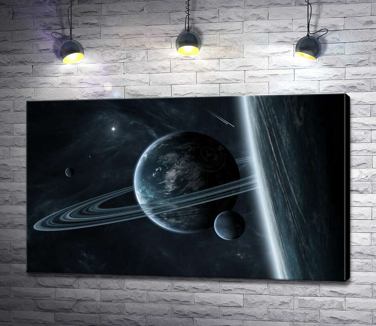 

Картина ArtPoster Загадочные планеты другой галактики 130x78 см Модуль №1