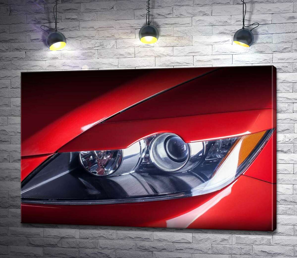 

Картина ArtPoster Изгиб фары красного автомобиля Mazda CX-7 100x67 см Модуль №1