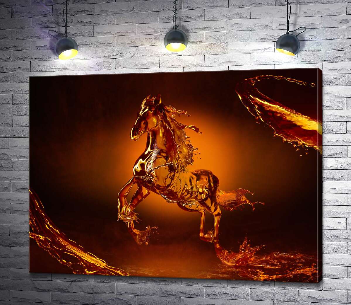 

Картина ArtPoster Карамельные переливы водяного скакуна 130x98 см Модуль №1